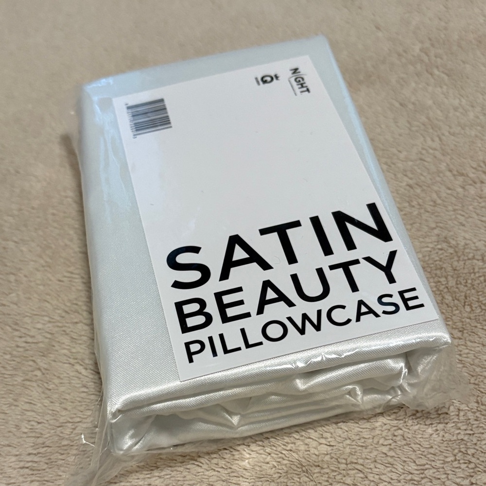 Satin Pillowcase - White